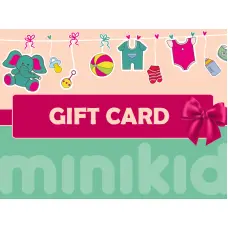 Minikid Geschenkkarte im Wert von 20 Euro